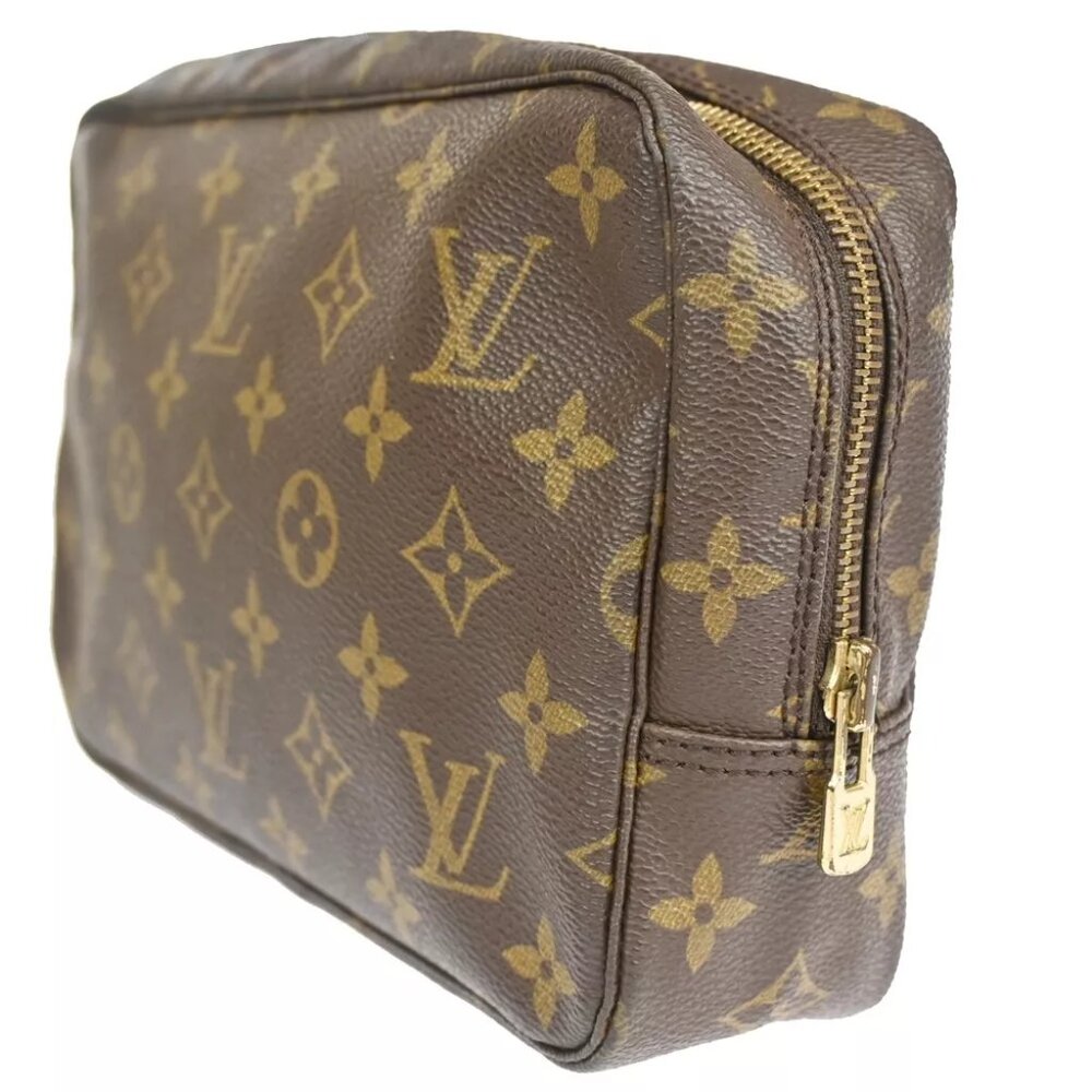 LOUIS VUITTON Trousse Toilette 23 Clutch Hand Bag Monogram Brown M47524 31YE047 - Picture 13 of 15